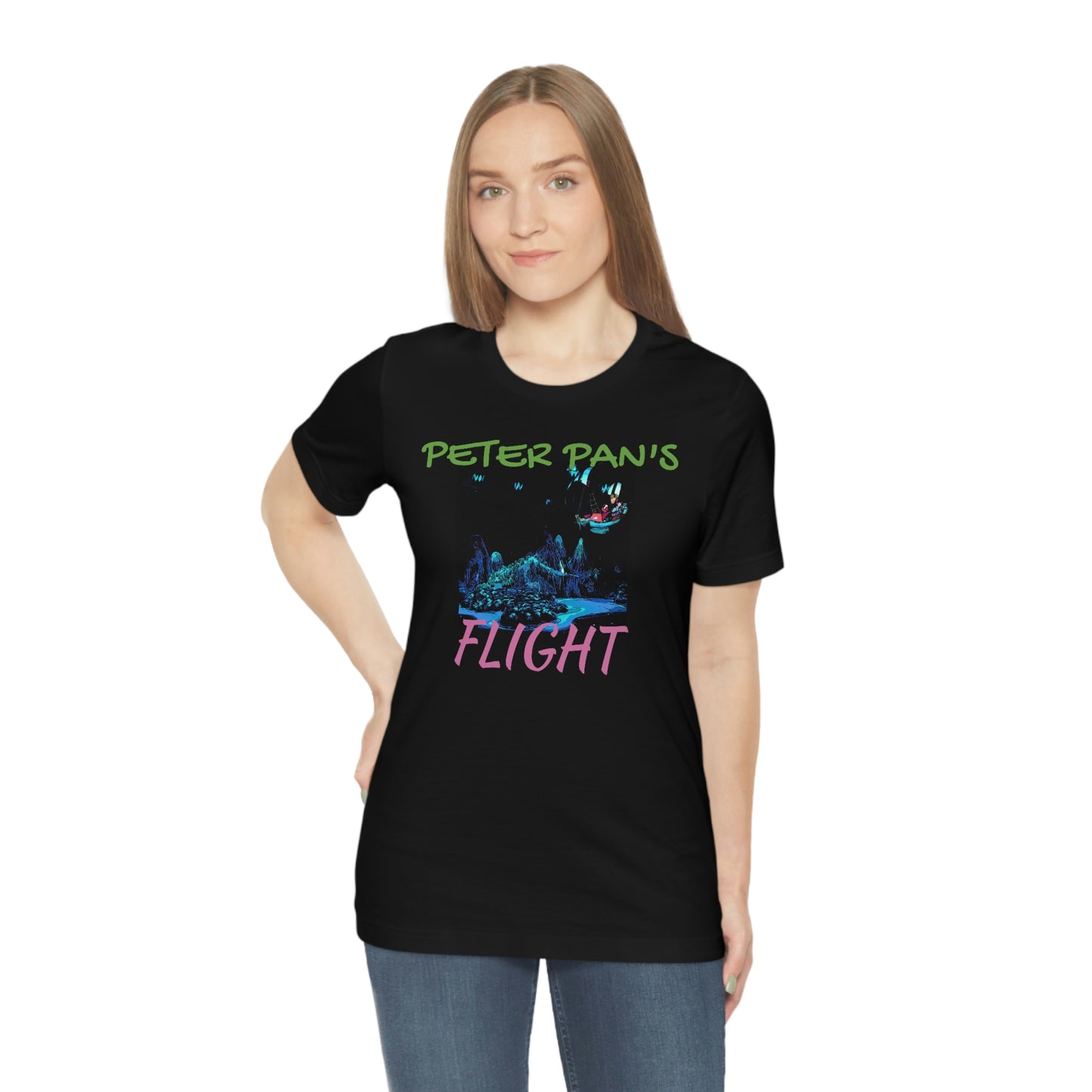 Unisex Jersey Short Sleeve Tee PETER PANS FLIGHT