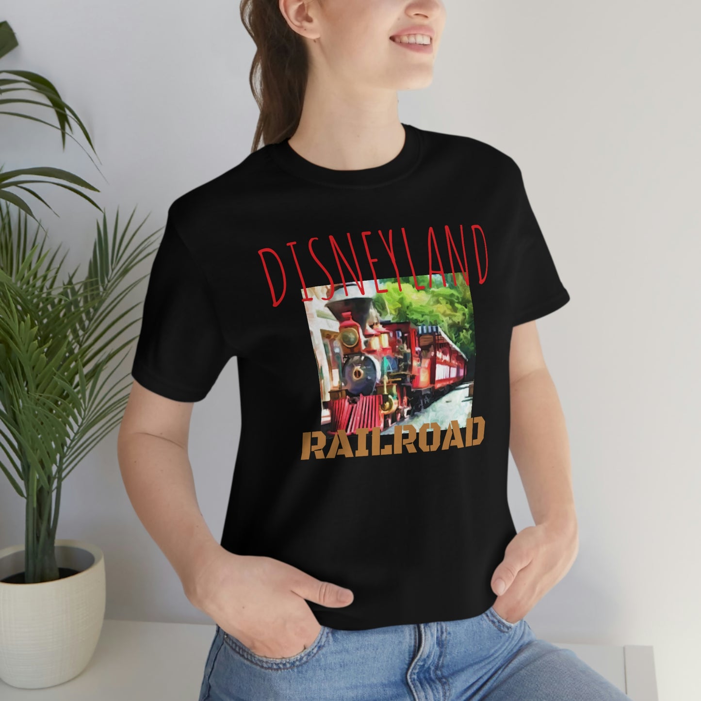 Unisex Jersey Short Sleeve Tee DISNEYLAND RAILROAD