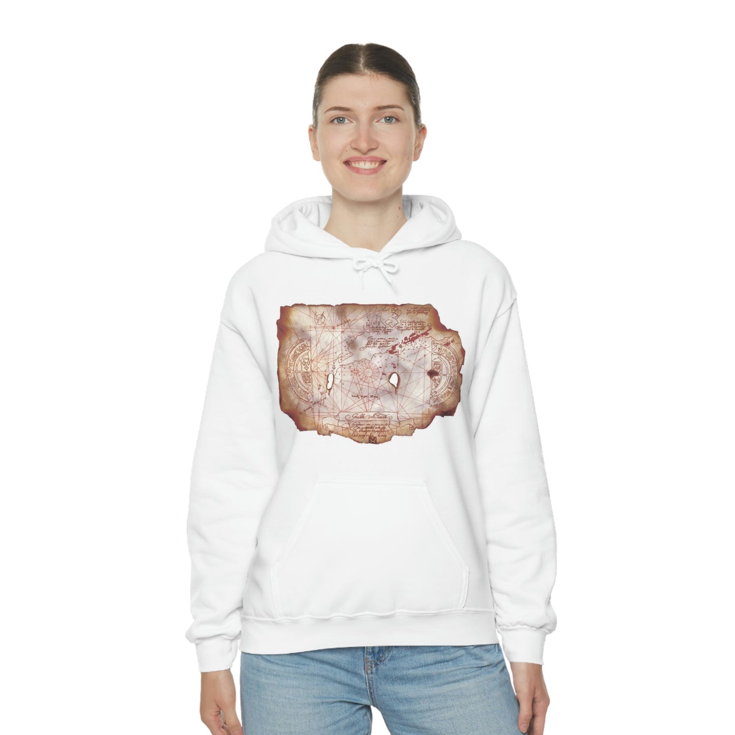 Unisex Heavy Blend™ Hooded sweatshirt ~ The Gonnies ~ map