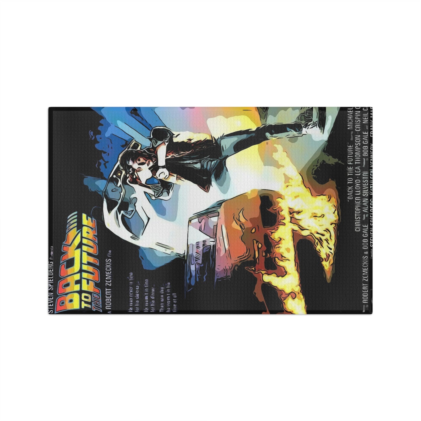 Soft Tea Towel Back to the Future Movie ~ Poster