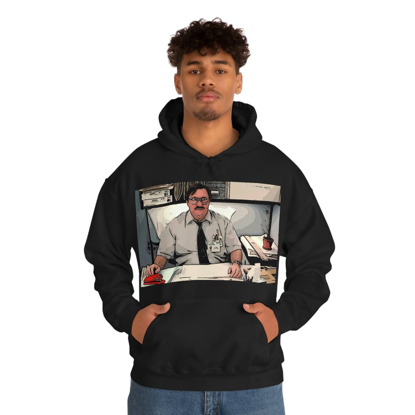 Unisex Heavy Blend™ Hooded Sweatshirt Office space ~ Milton