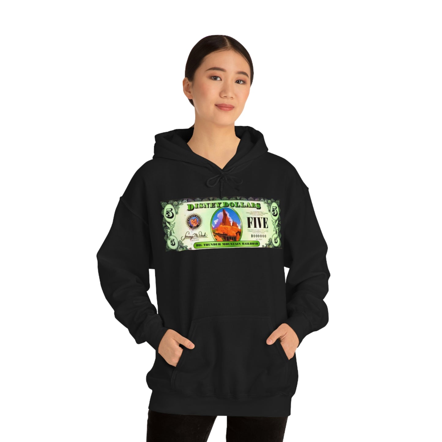 Unisex Heavy Blend Hooded Sweatshirt DISNEYLAND DOLLARS BIG Thunder