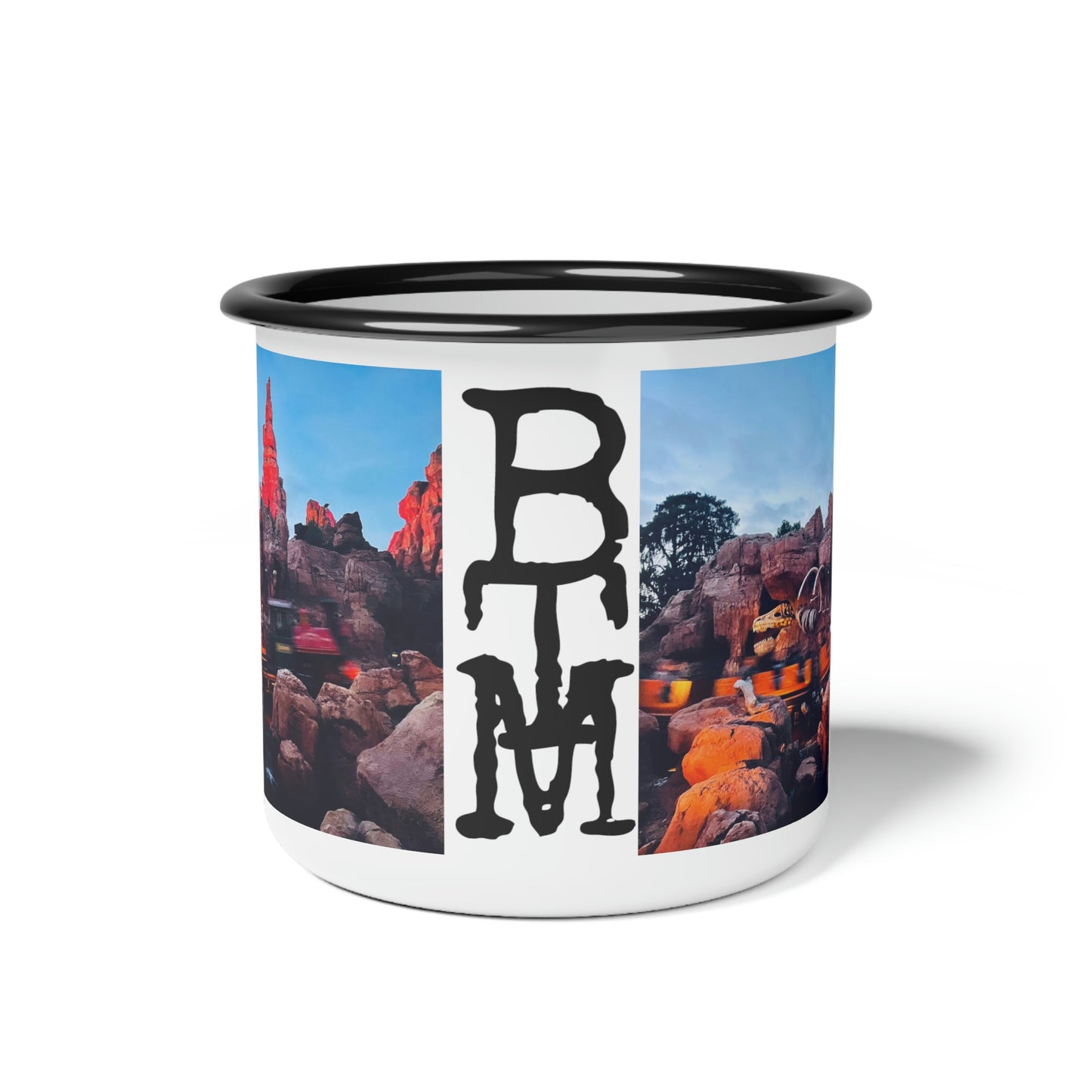 Enamel Camp Cup Disneyland ~Big Thunder Mountain Railroad~ BTM