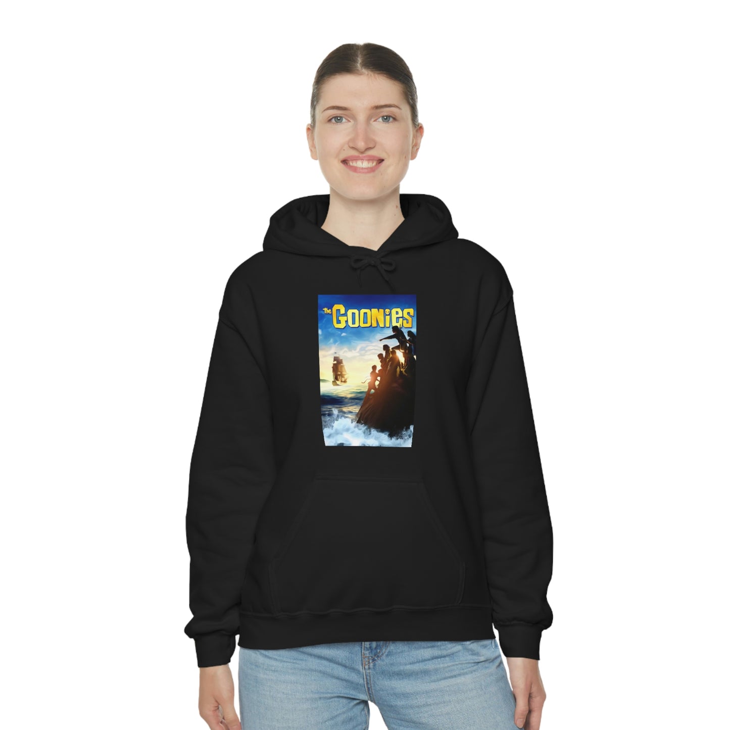 Unisex Heavy Blend™ Hooded Sweatshirt The Goonies Movie Poster