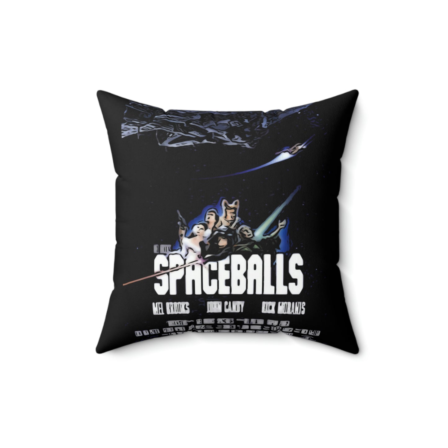 Spun Polyester Square Pillow ~Spaceballs~ Poster~