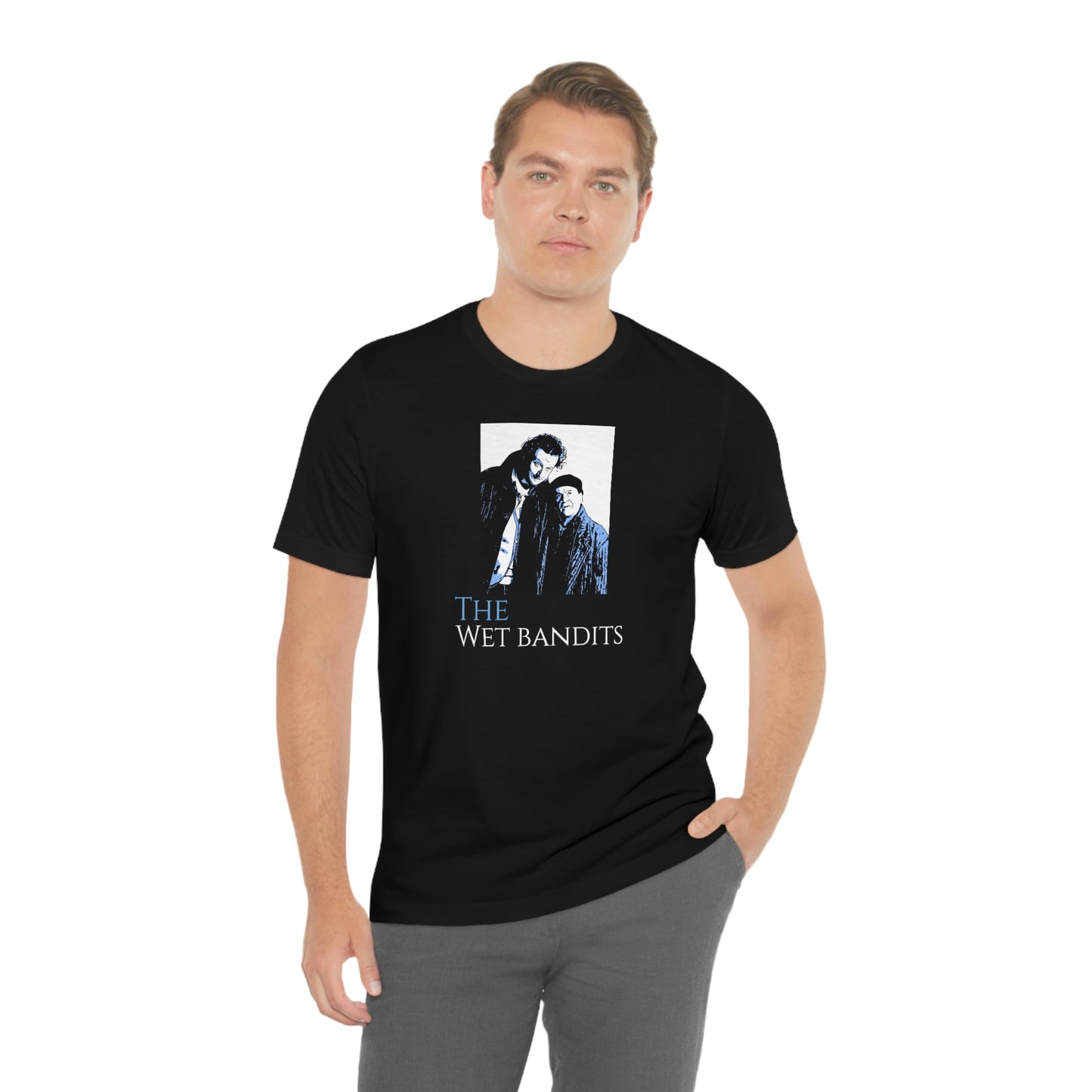 Unisex Jersey Short Sleeve Tee Home Alone The wet bandits