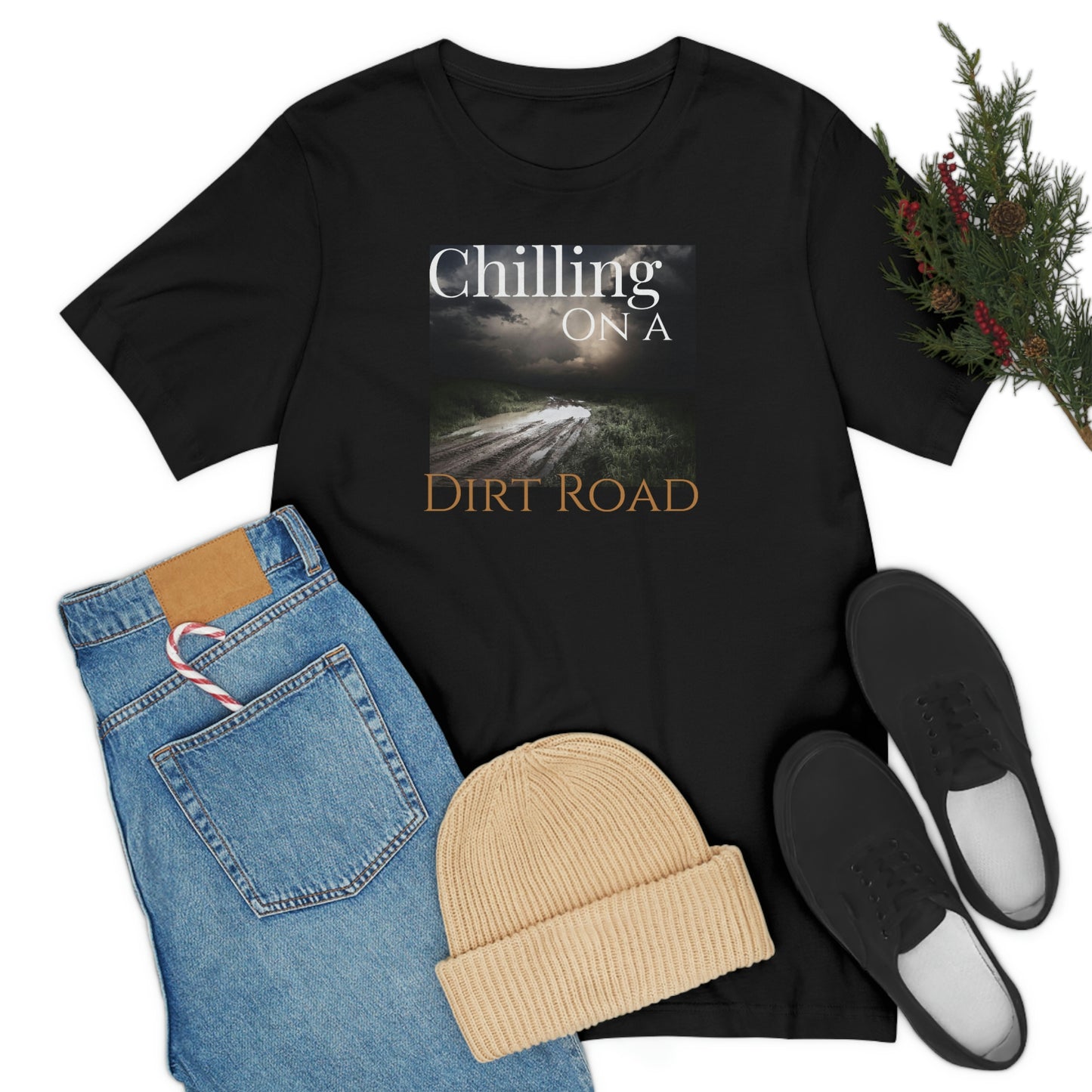 Unisex Jersey Short Sleeve Tee ~ Chilling On A Dirt Road ~