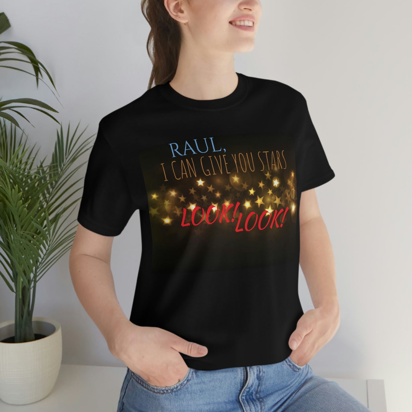 Unisex Jersey Short Sleeve Tee Who Framed Roger Rabbit -Quote- Raul, I can give stars