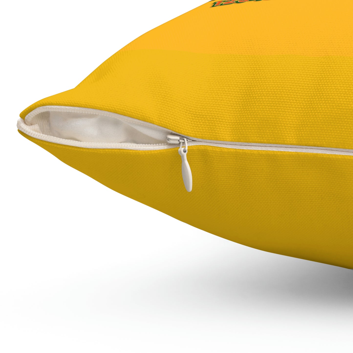 Spun Polyester Square Pillow Pizza Delivery