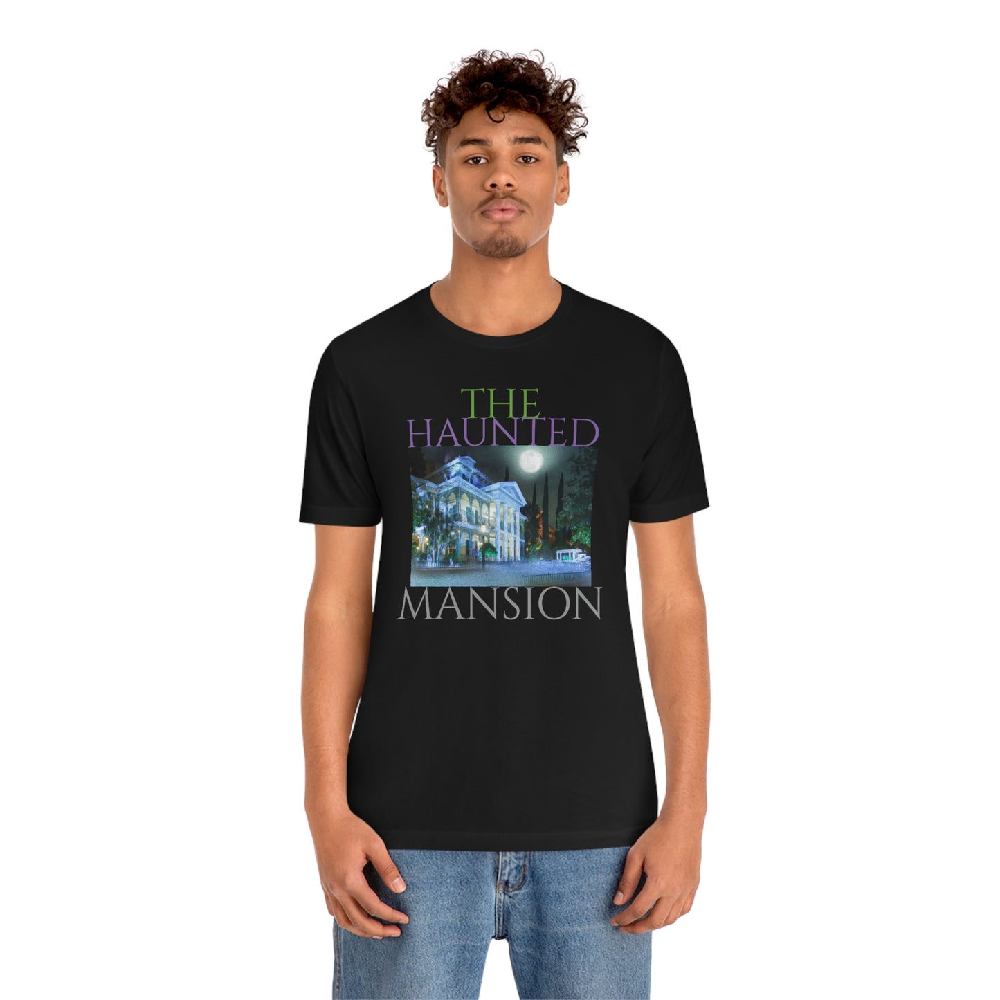 Unisex Jersey Short Sleeve Tee Disneyland HAUNTED MANSION