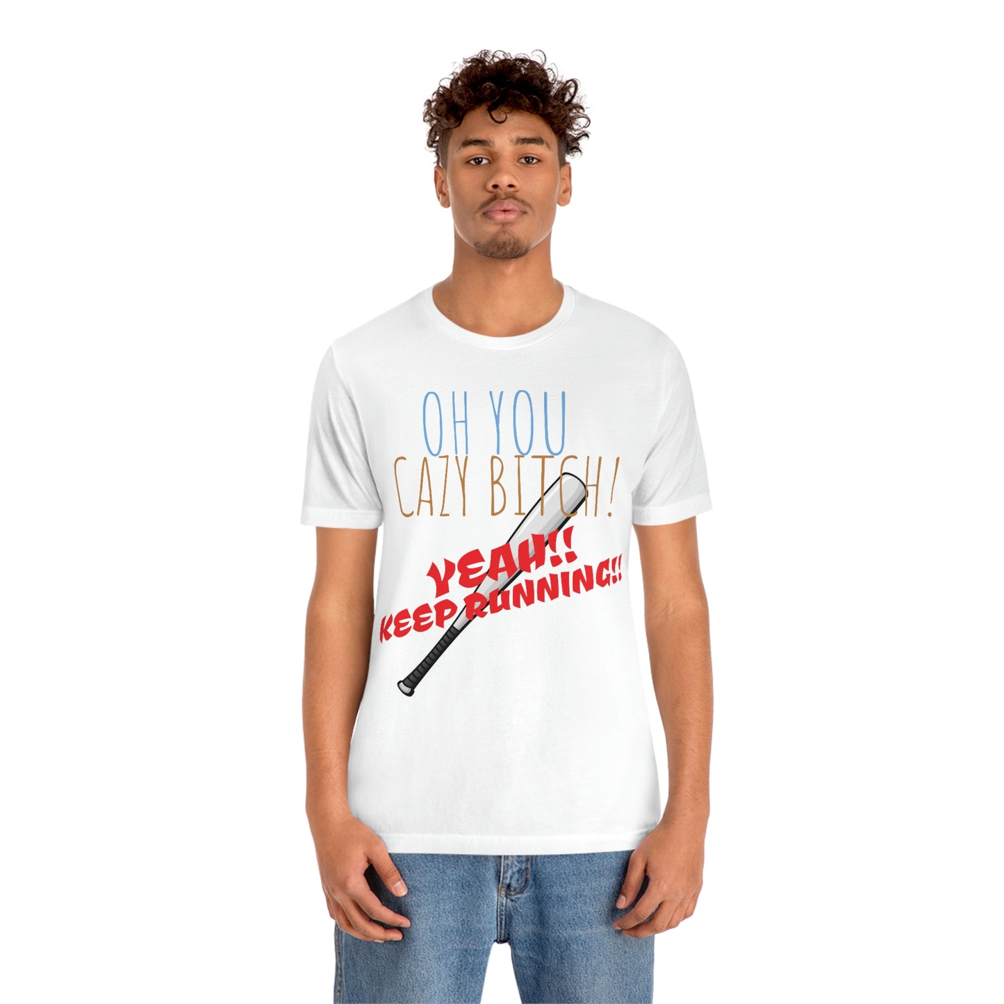 Unisex Jersey Short Sleeve Tee KEEP RUNING