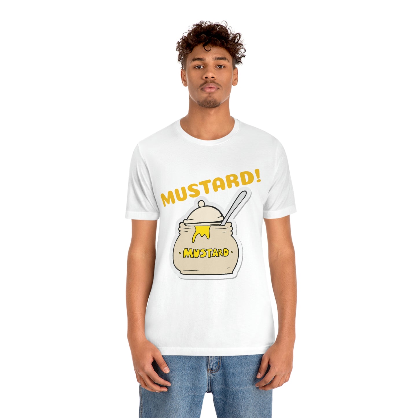 Unisex Jersey Short Sleeve Tee Mustard!
