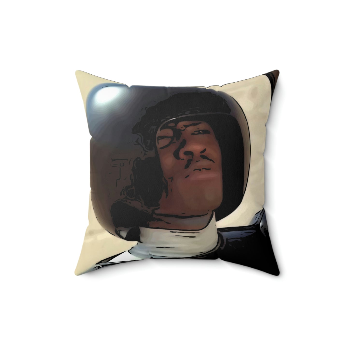 Spun Polyester Square Pillow ~Spaceballs~ We ain't found shit!~