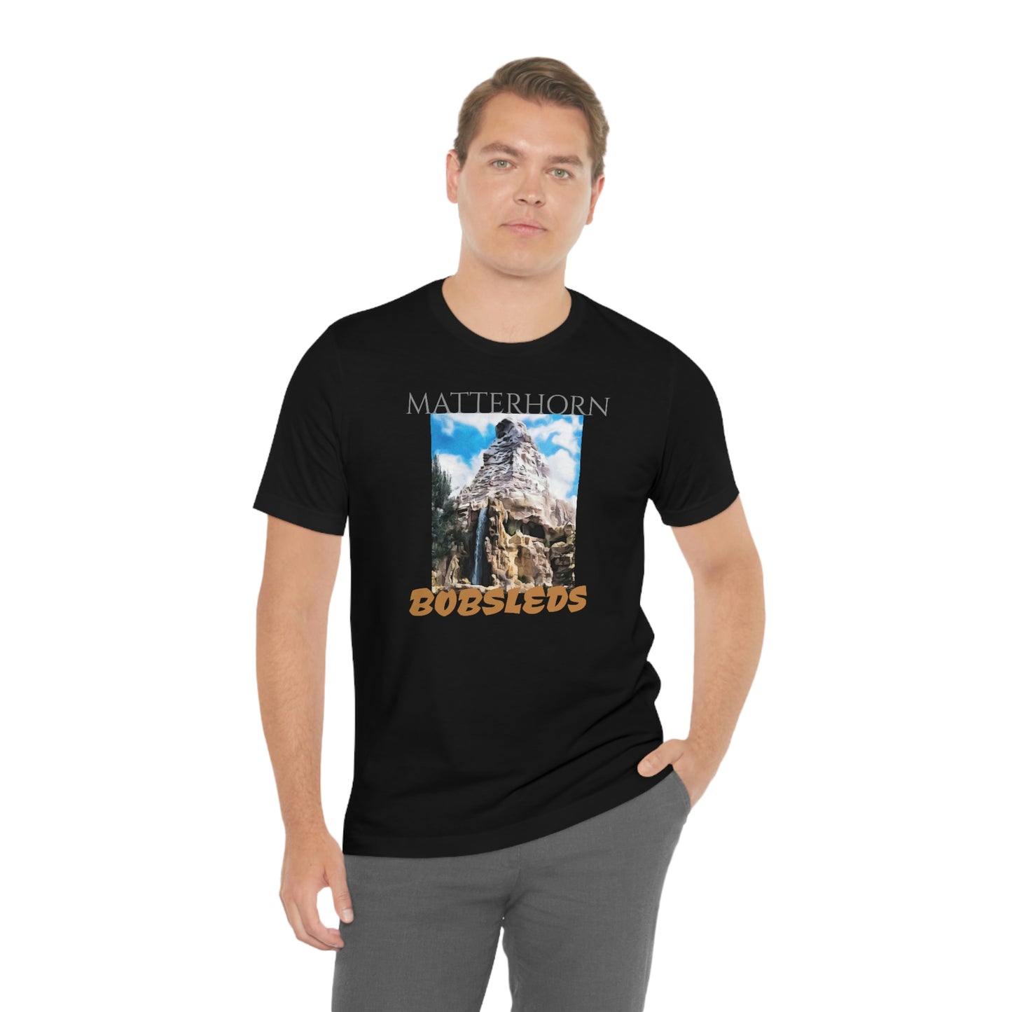 Unisex Jersey Short Sleeve Tee Disneyland MATTERHORN MOUNTAIN