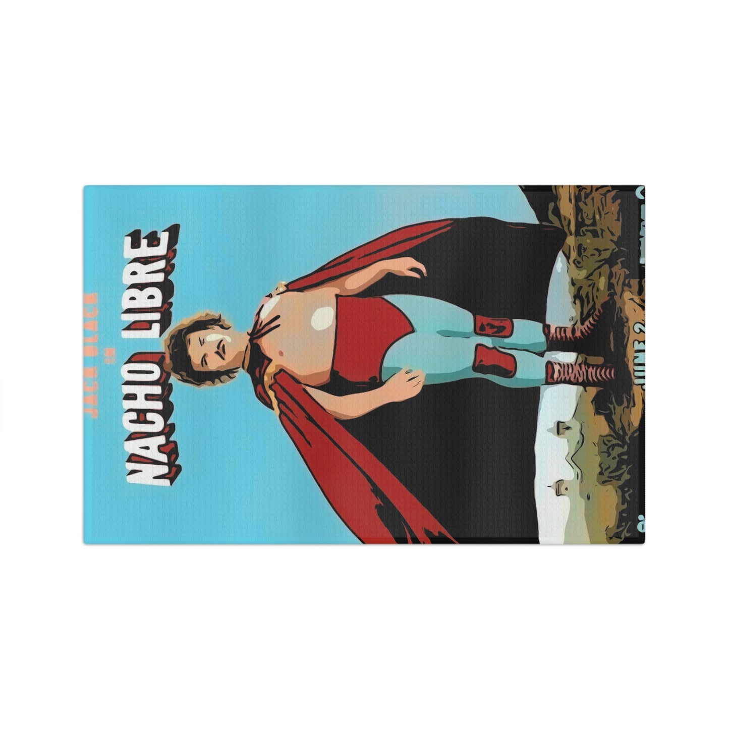 Soft Tea Towel Nacho Libre Movie ~ Poster