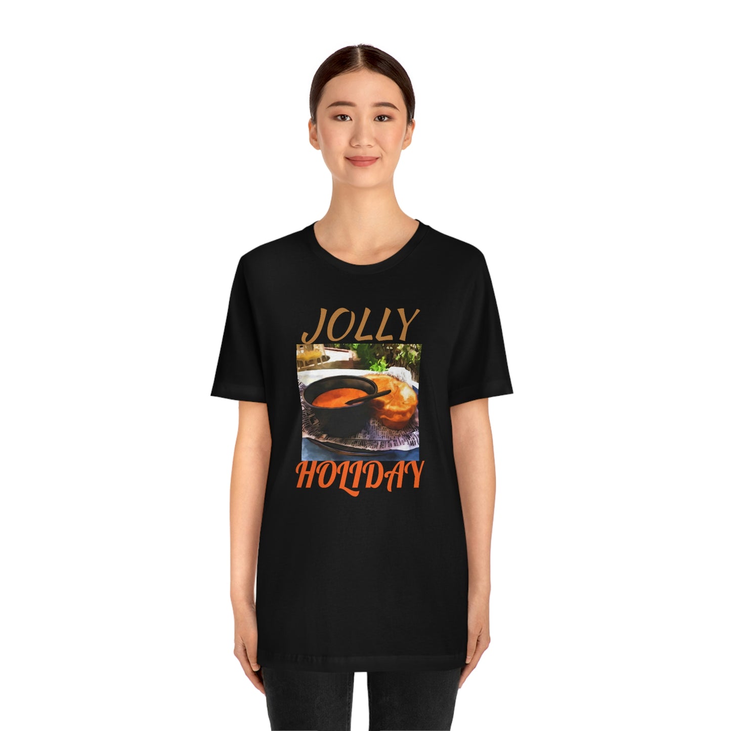 Unisex Jersey Short Sleeve Tee Disneyland JOLLY HOLIDAY COMBO
