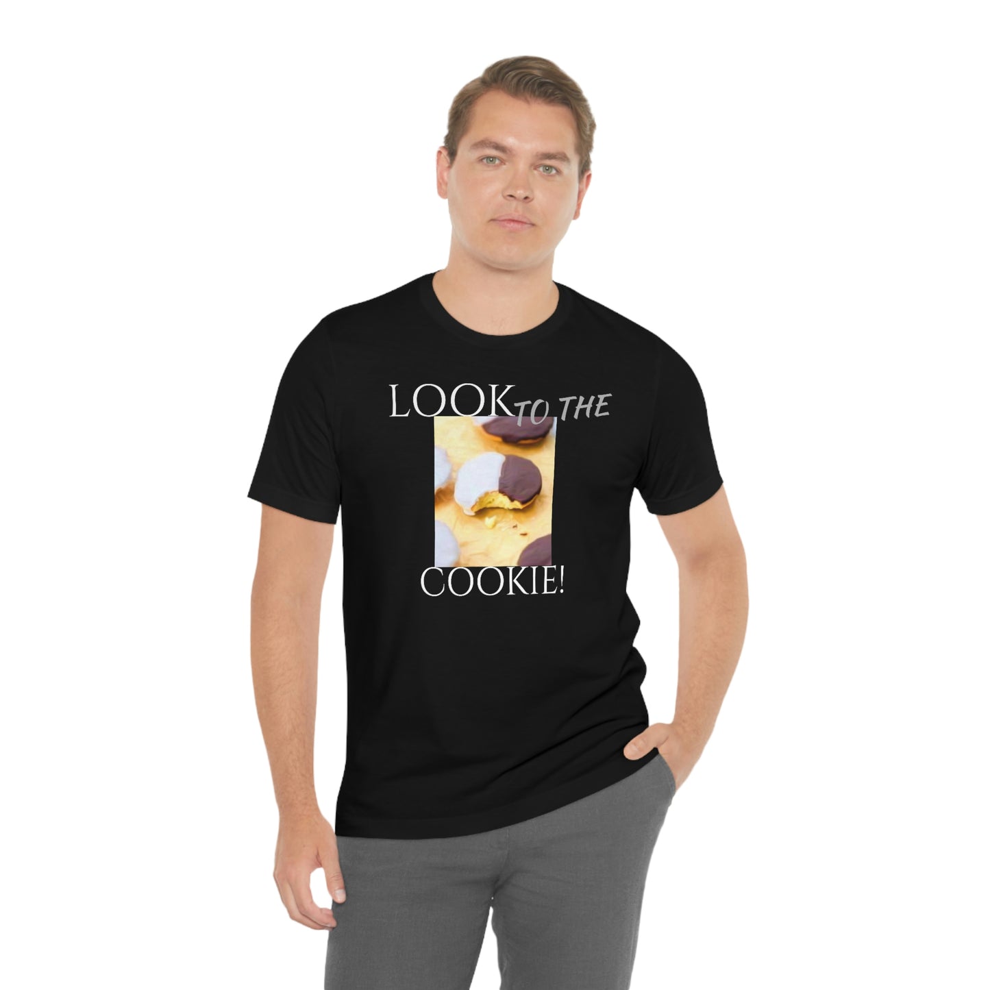 Unisex Jersey Short Sleeve Tee SEINFELD "LOOK TO The Cookie!"
