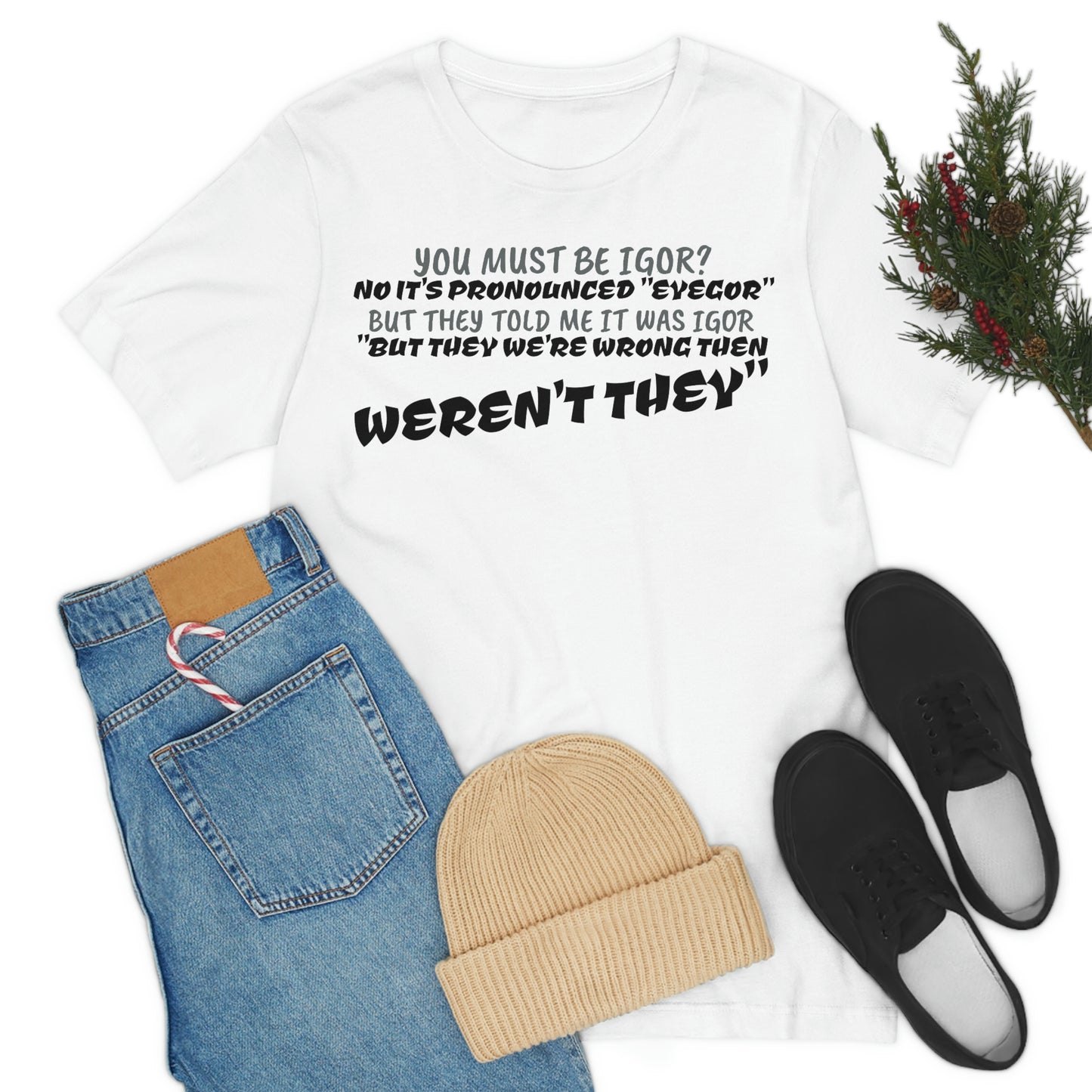 Unisex Jersey Short Sleeve Tee Young Frankenstein Igor