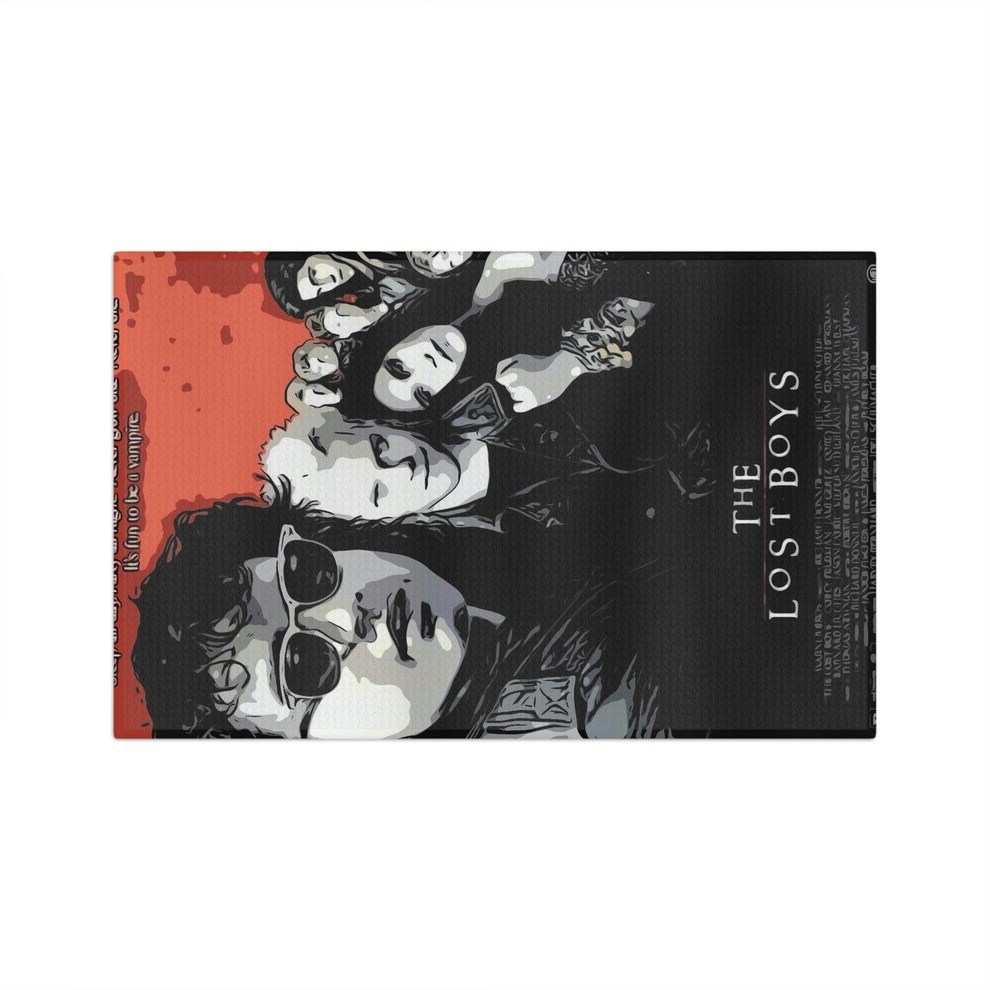 Soft Tea Towel The Lost Boys Movie Poster Vintage
