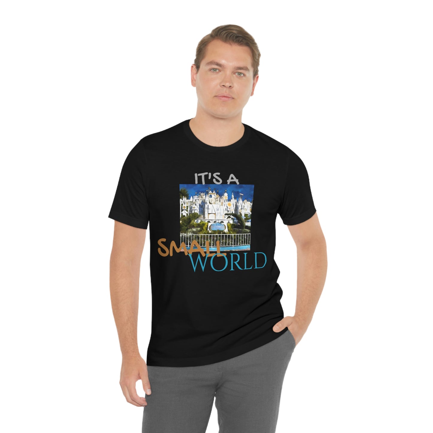 Unisex Jersey Short Sleeve Tee SMALL WORLD