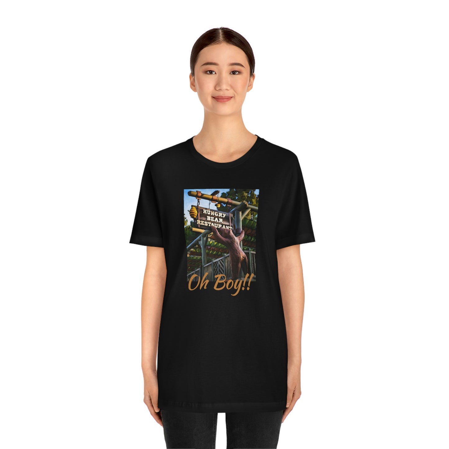 Unisex Jersey Short Sleeve Tee DISNEYLAND HUNGRY BEAR