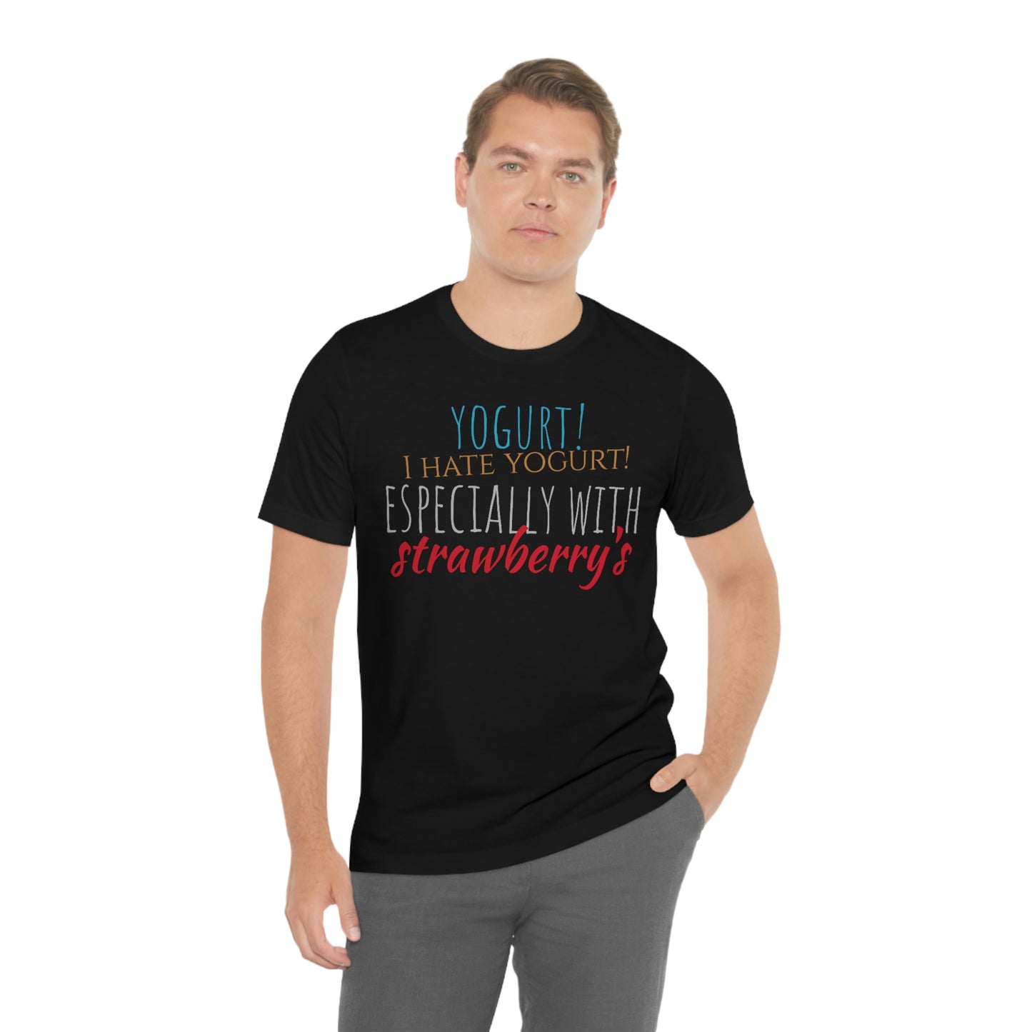 Unisex Jersey Short Sleeve Tee Yogurt