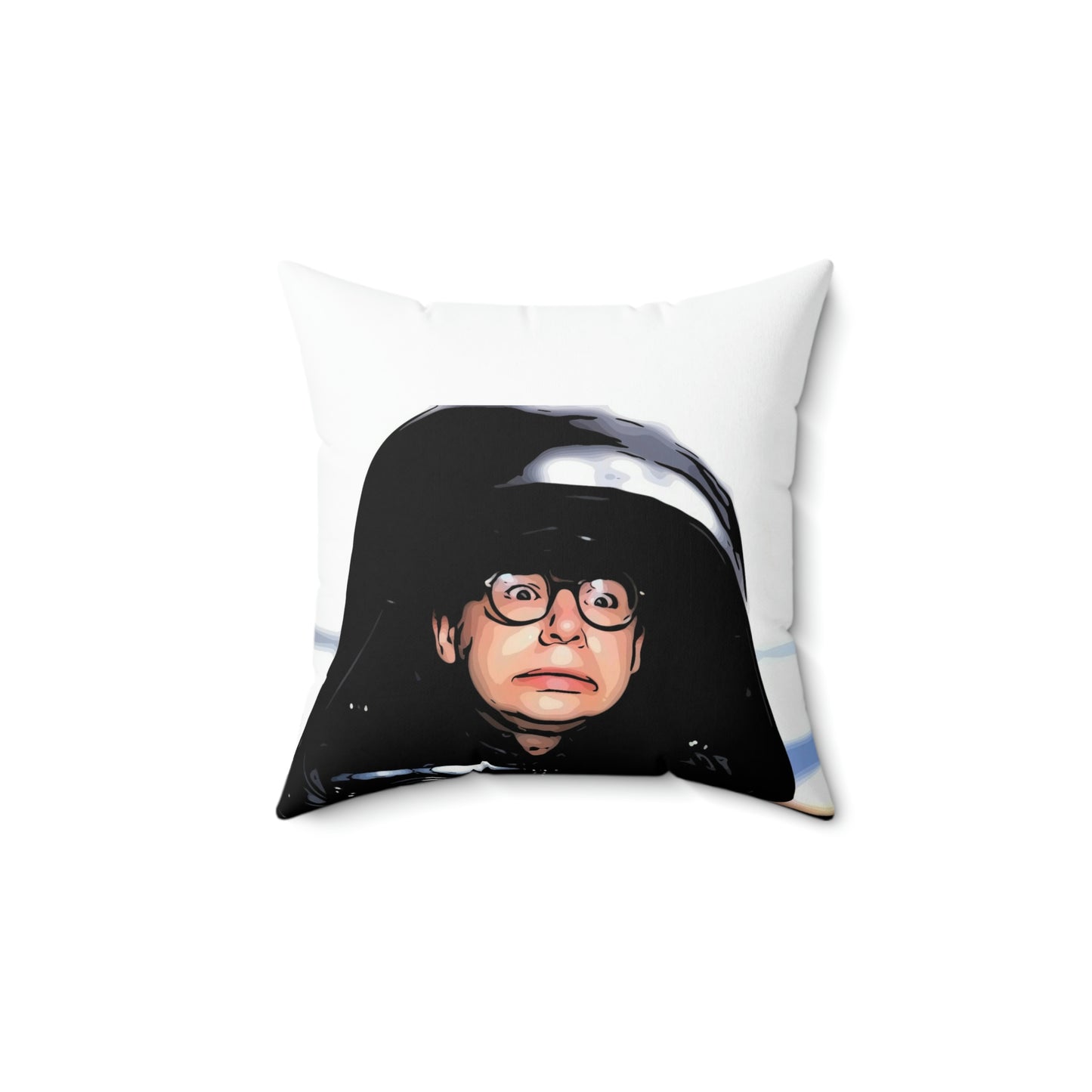 Spun Polyester Square Pillow ~Spaceballs~ Dark Helmet~