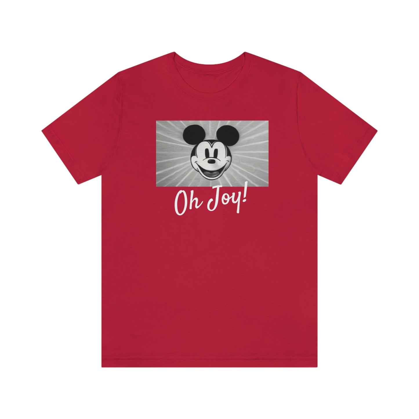 Unisex Jersey Short Sleeve Tee Disney Mickey Christmas - oh joy!