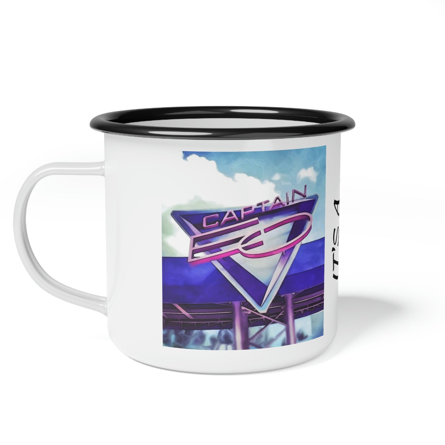 A Enamel Camp Cup Disneyland ~Captain EO~ It's A Disney Thing!