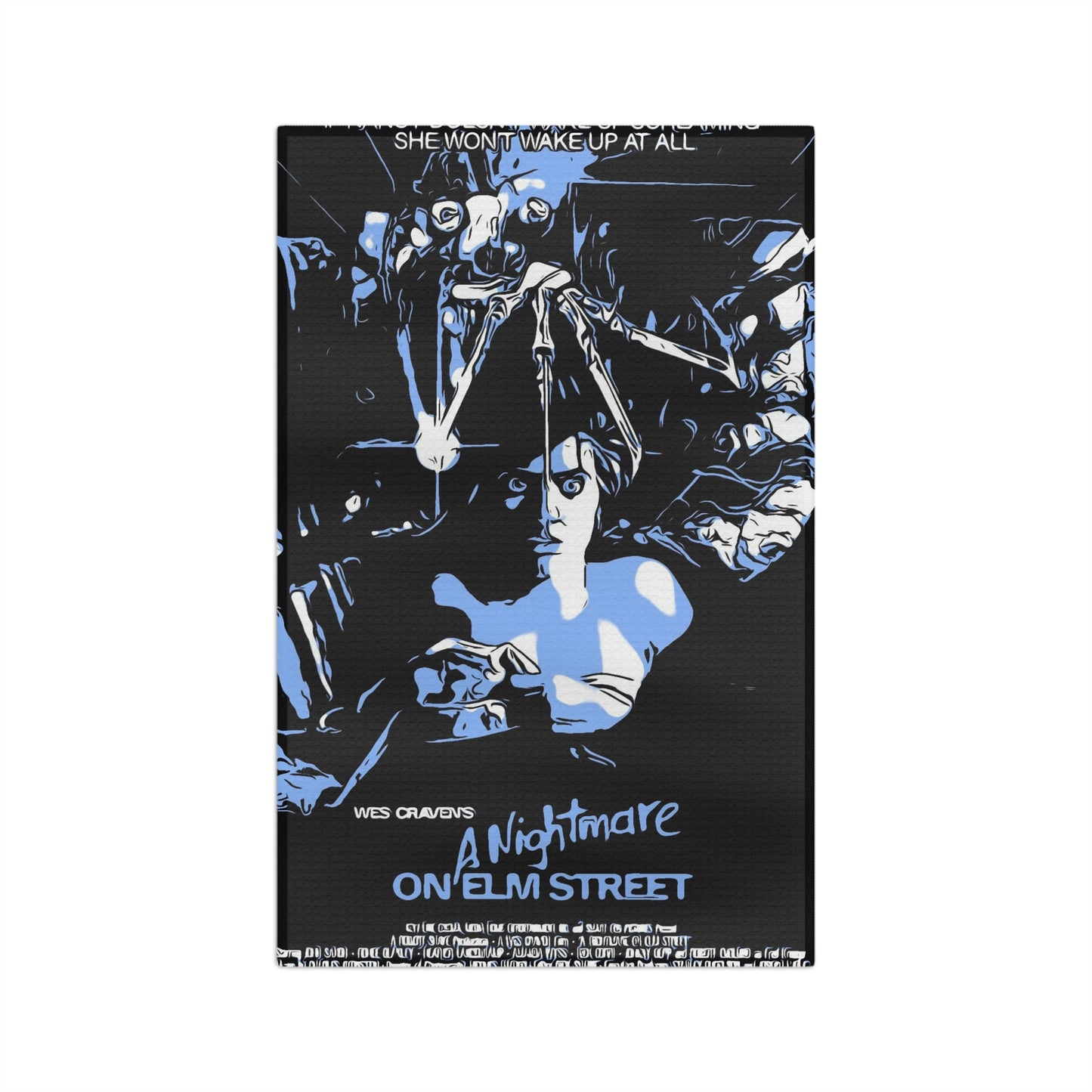 Soft Tea Towel A Nightmare on Elm Street Movie Poster