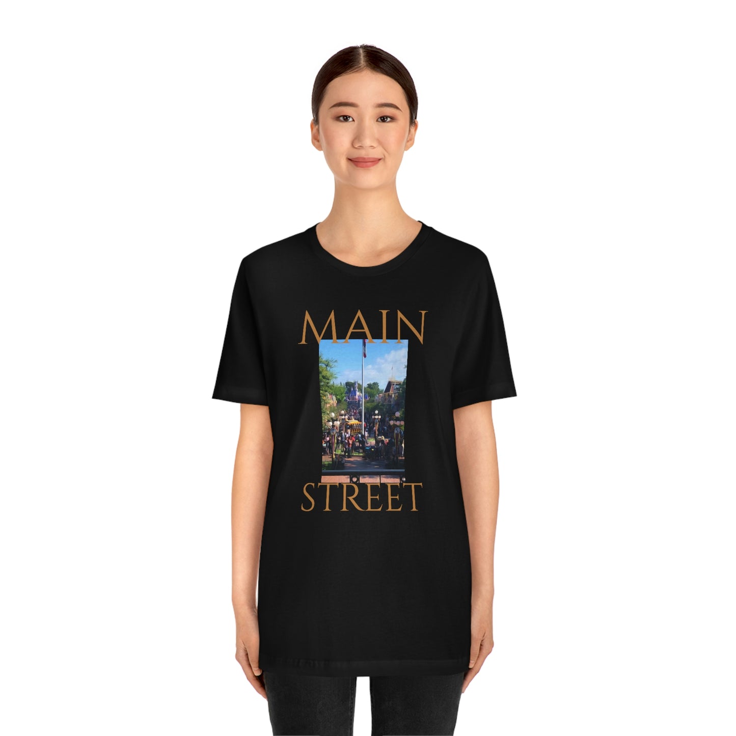 Unisex Jersey Short Sleeve Tee DISNEYLAND'S MAIN STREET