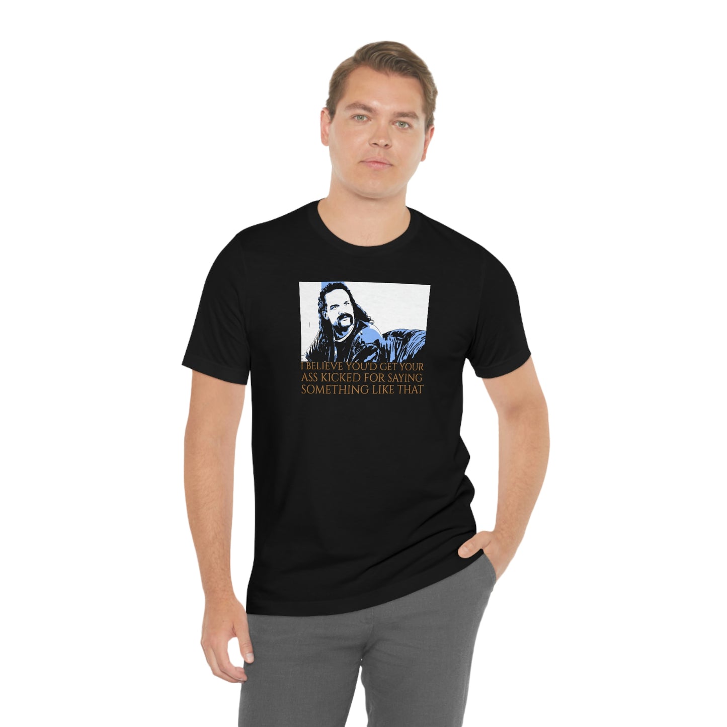 Unisex Jersey Short Sleeve Tee Office Space ~ I believe you'd get your ass kicked for that