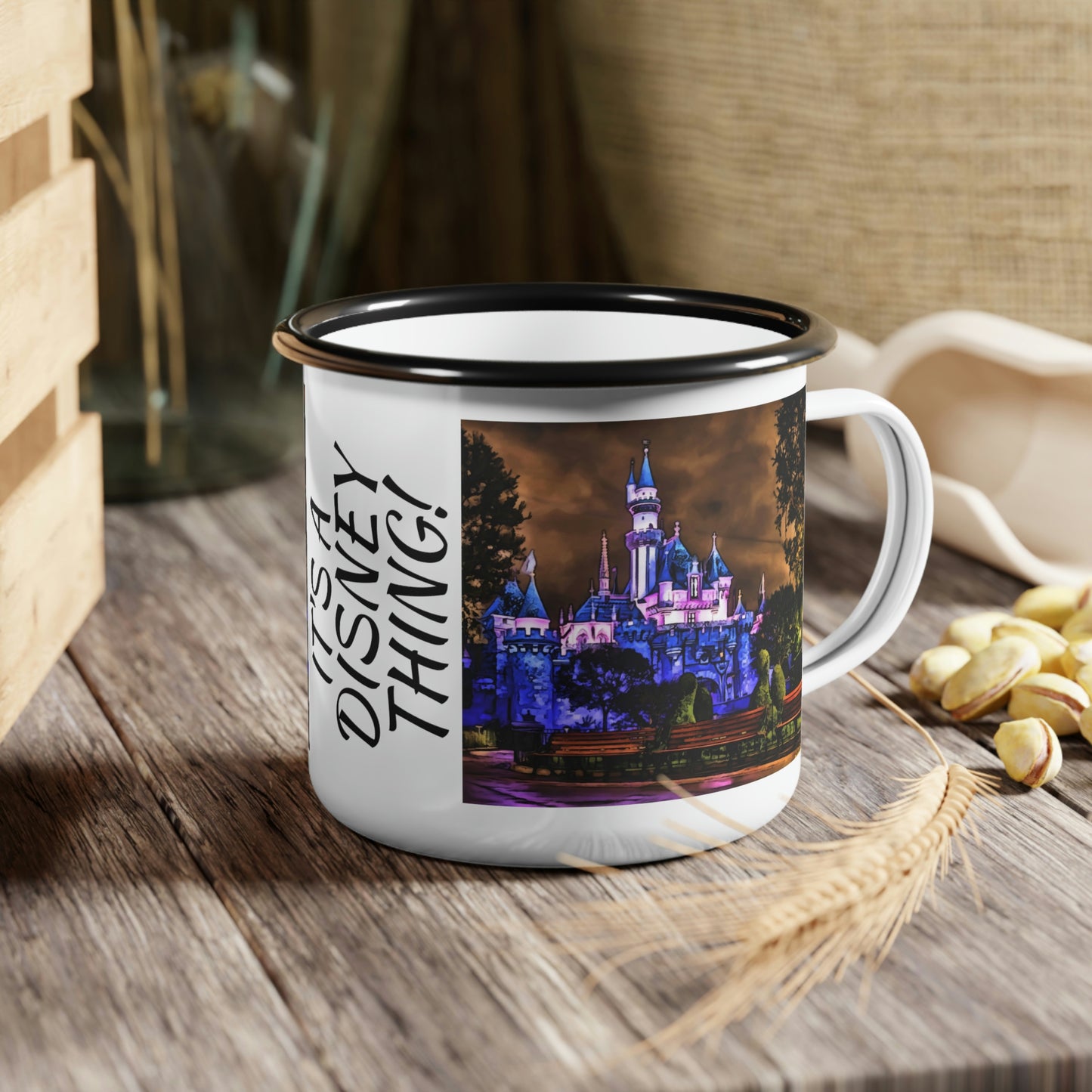 A Enamel Camp Cup Disneyland ~Sleeping Beauty Castle~ It's A Disney Thing!
