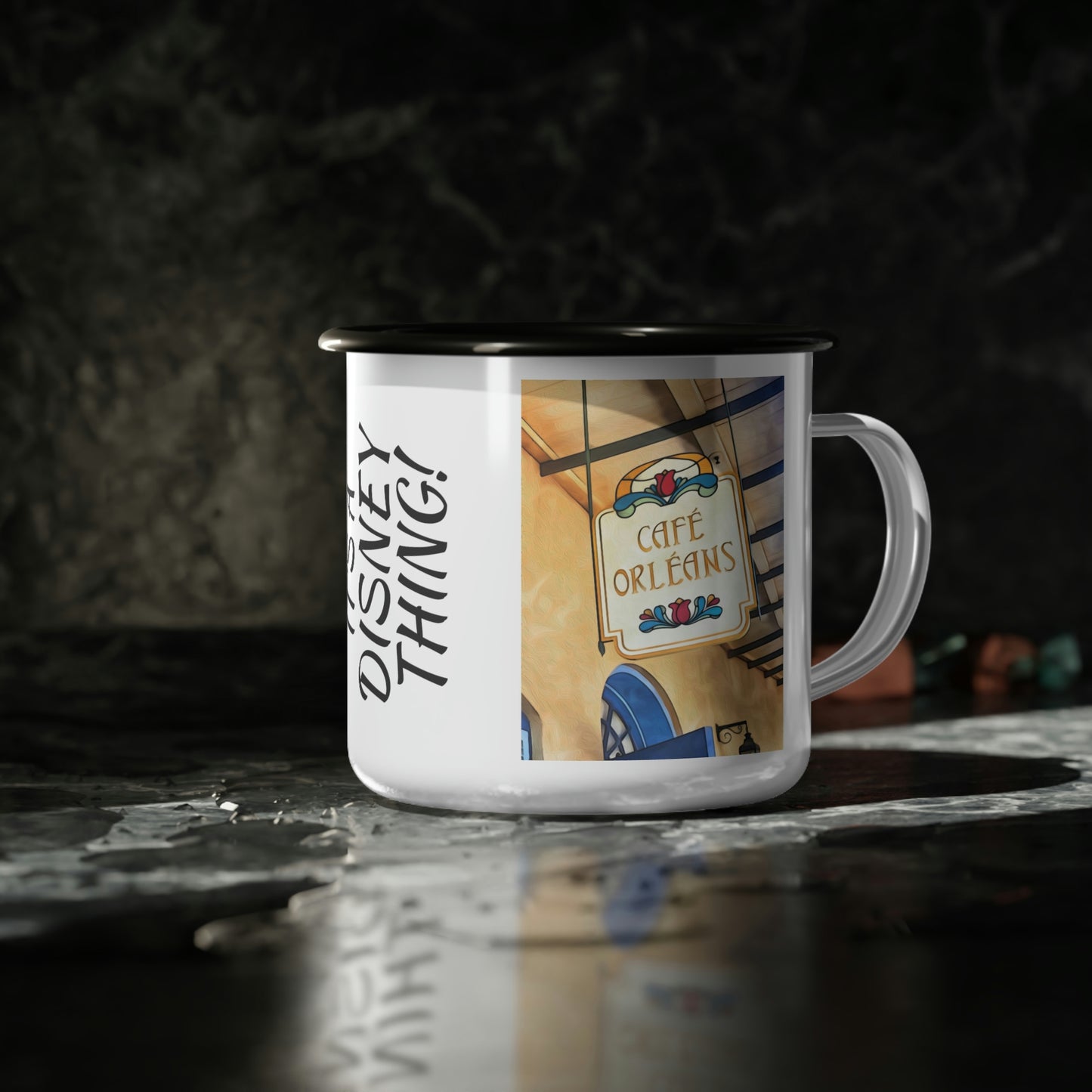 A Enamel Camp Cup Disneyland ~Cafe Orleans~ It's A Disney Thing!