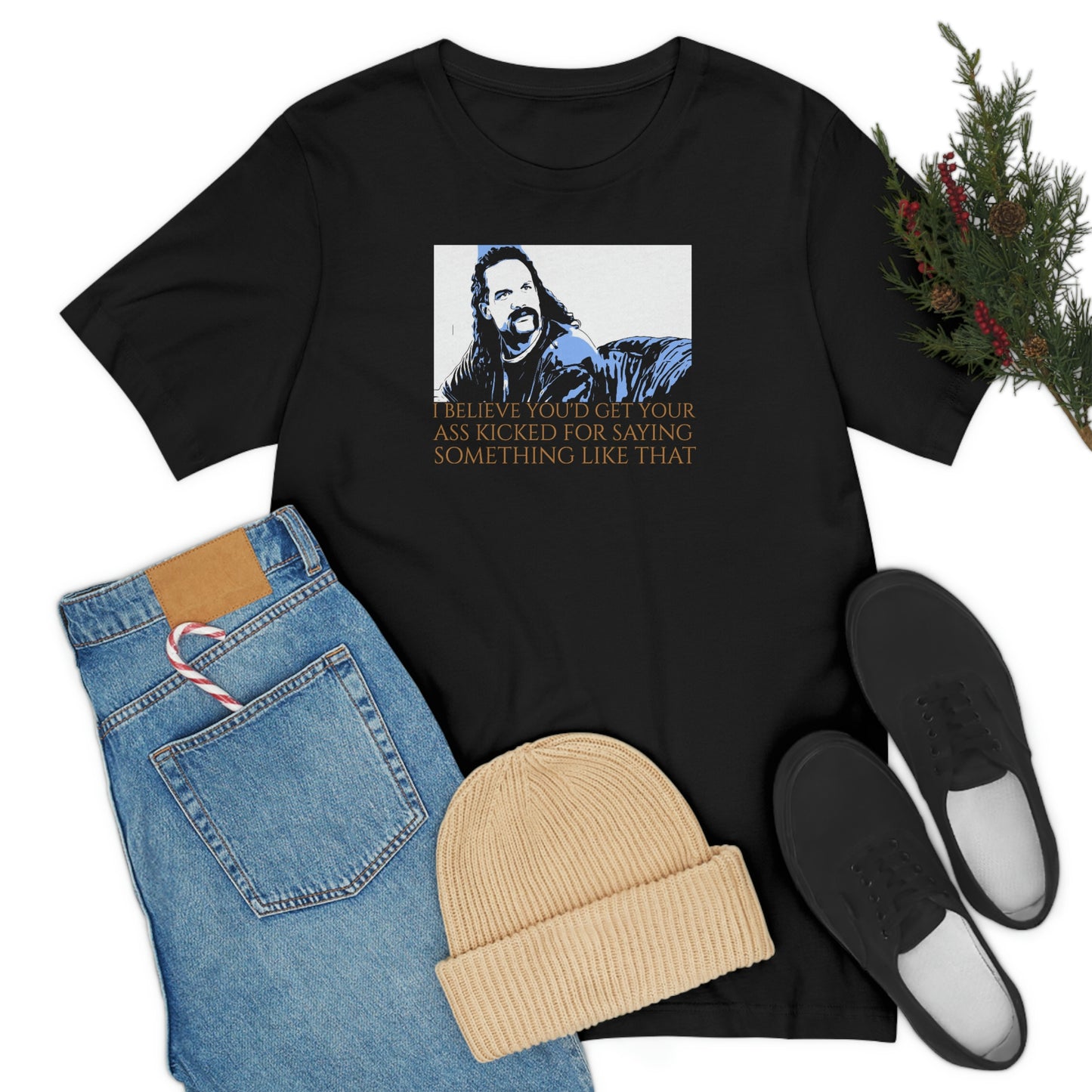 Unisex Jersey Short Sleeve Tee Office Space ~ I believe you'd get your ass kicked for that