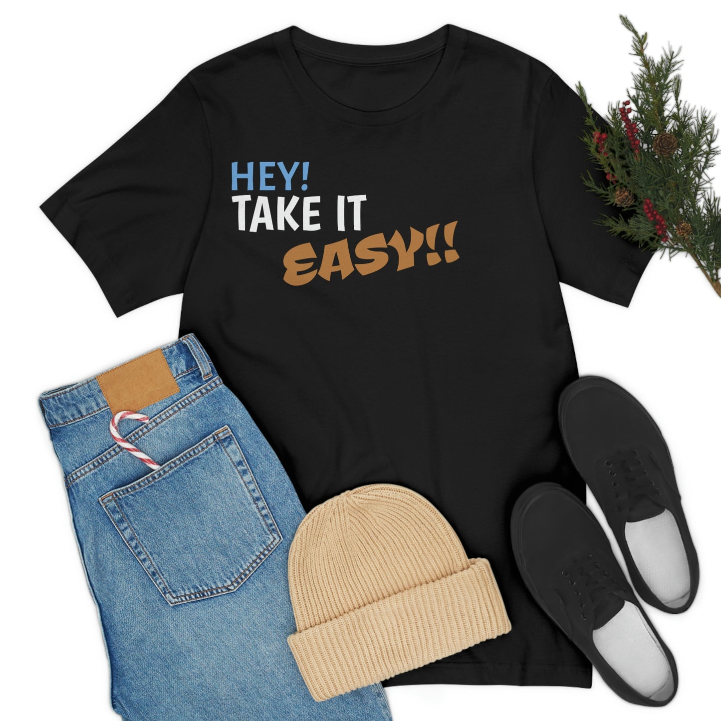 Unisex Jersey Short Sleeve Tee Nacho Libre - "Take it Easy"