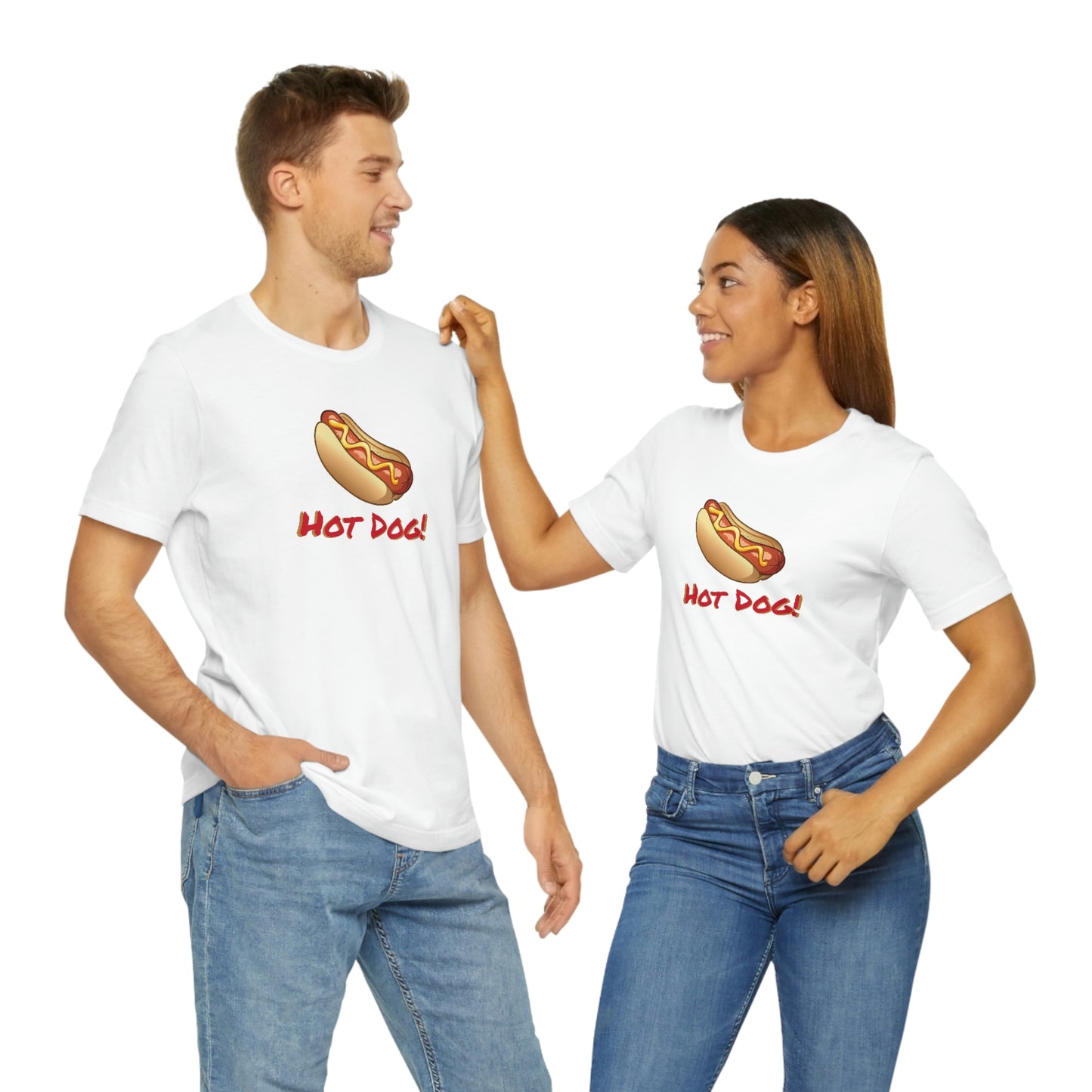 Unisex Jersey Short Sleeve Tee Hot Dog!