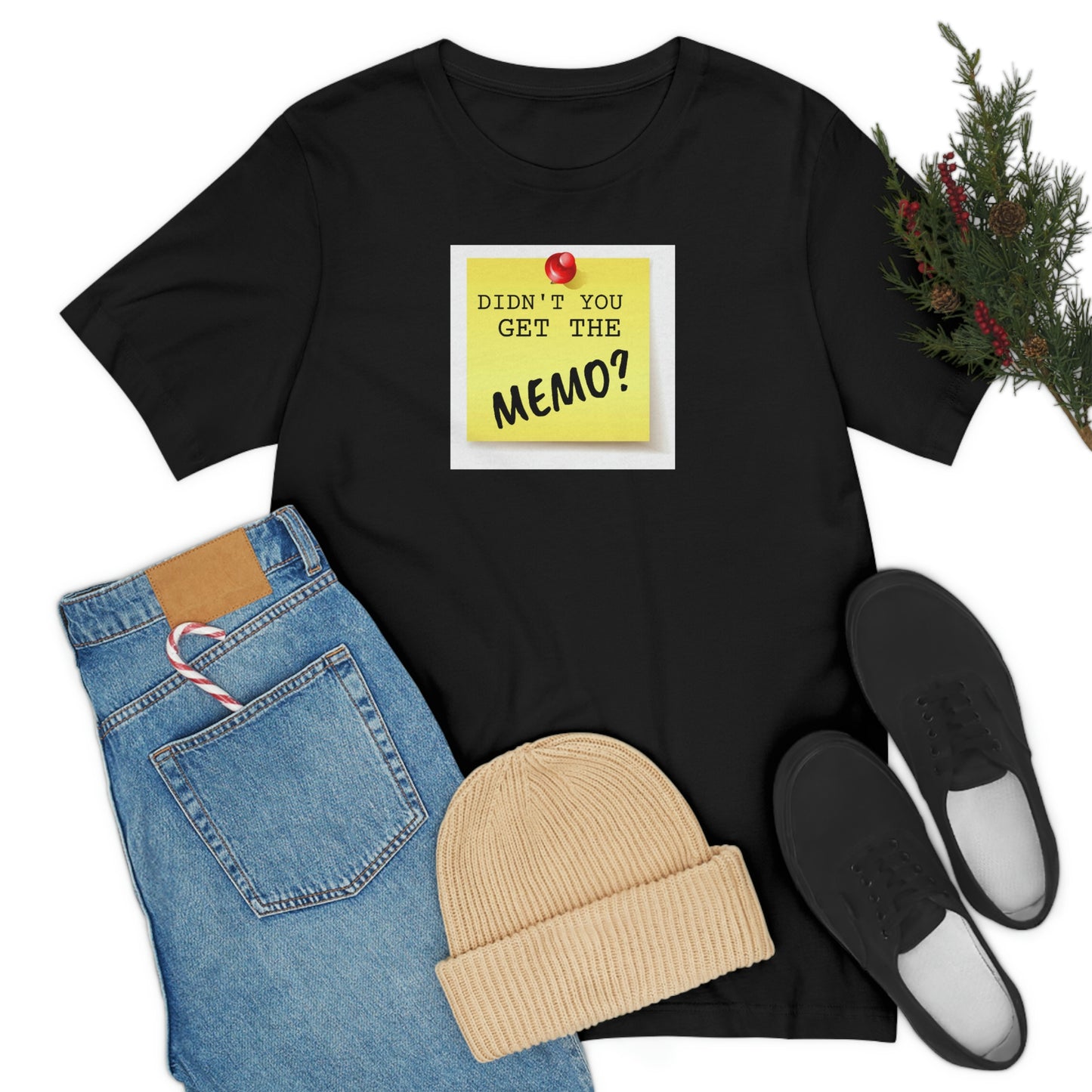 Unisex Jersey Short Sleeve Tee Office Space ~ Didn't you get the Memo?