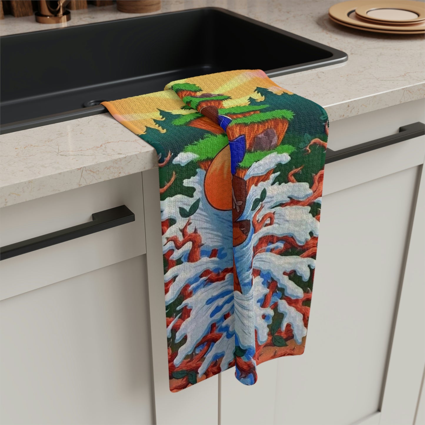 Soft Tea Towel Disneyland ~ Splash Mountain ~ Ride~ Poster