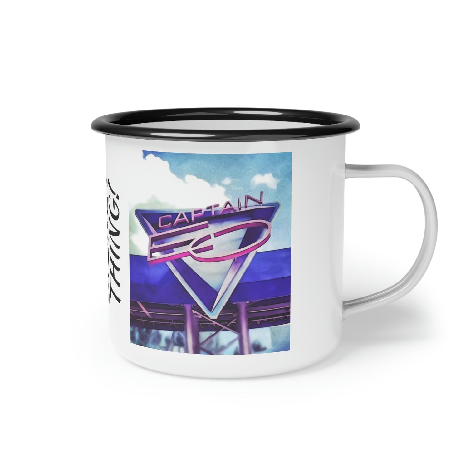 A Enamel Camp Cup Disneyland ~Captain EO~ It's A Disney Thing!