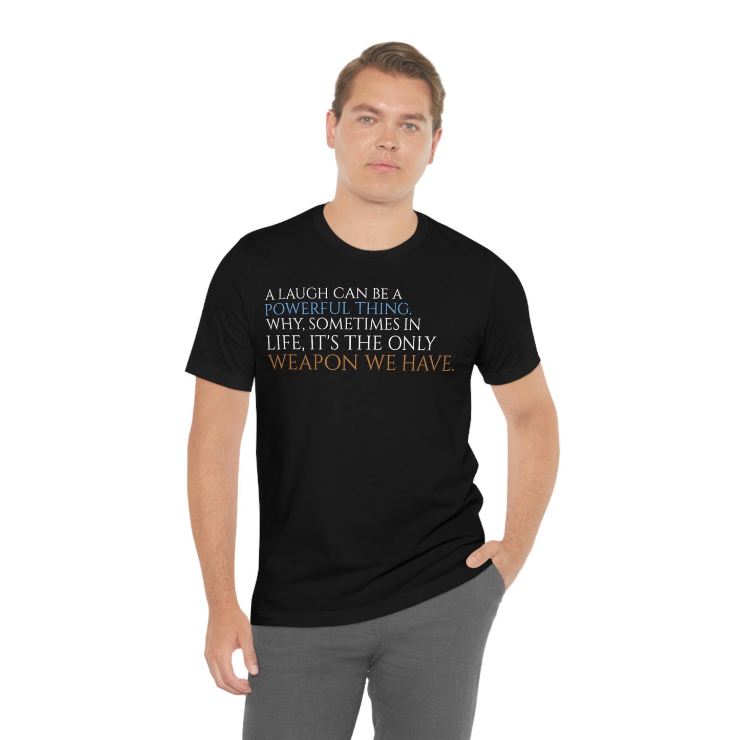 Unisex Jersey Short Sleeve Tee Who Framed Roger rabbit - A laugh can be a powerful thing