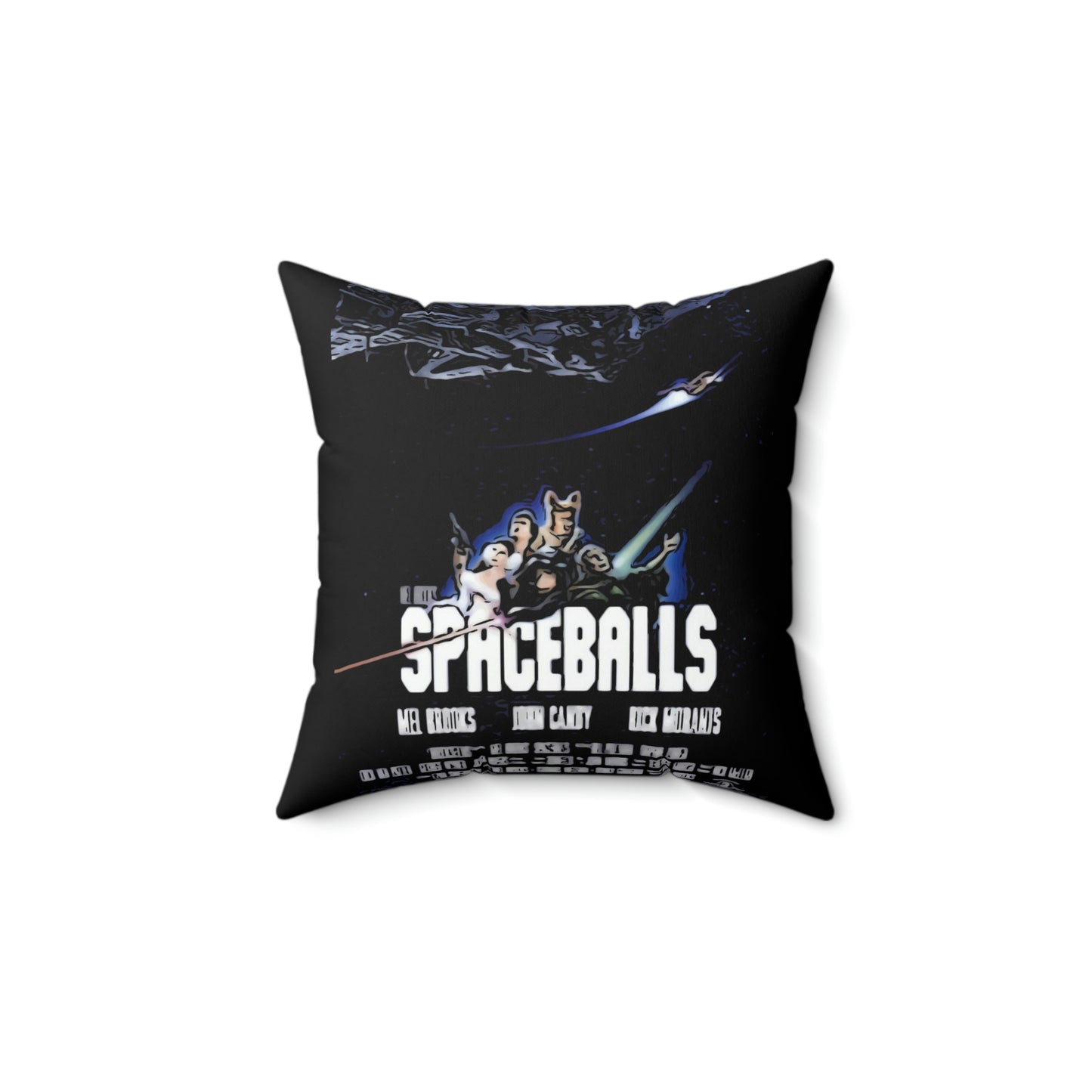 Spun Polyester Square Pillow ~Spaceballs~ Poster~