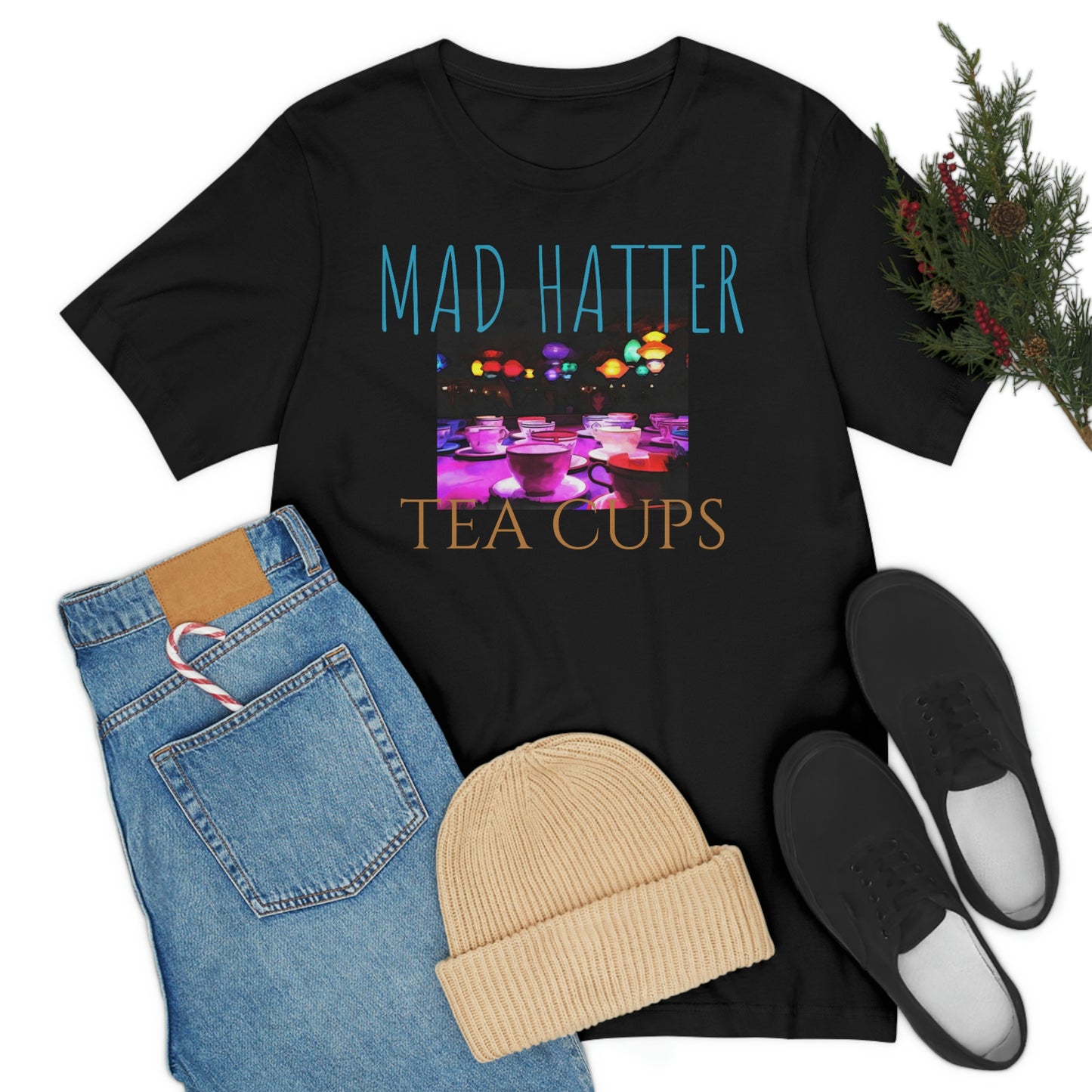 Unisex Jersey Short Sleeve Tee TEA CUPS