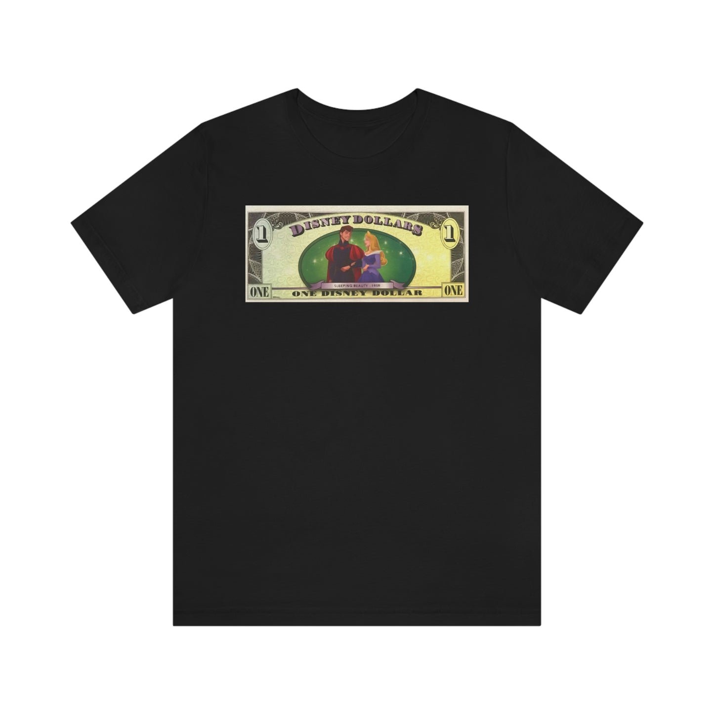 Unisex Jersey Short Sleeve Tee DISNEYLAND DOLLARS SLEEPING Beauty