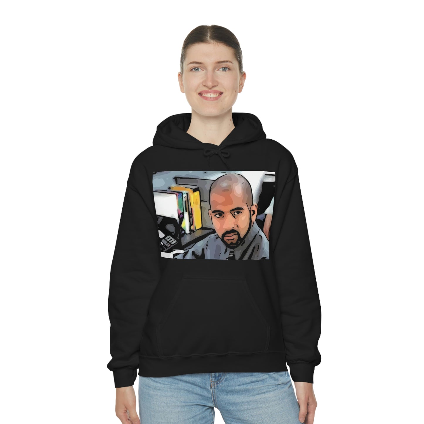 Unisex Heavy Blend™ Hooded Sweatshirt Office space ~ Samir