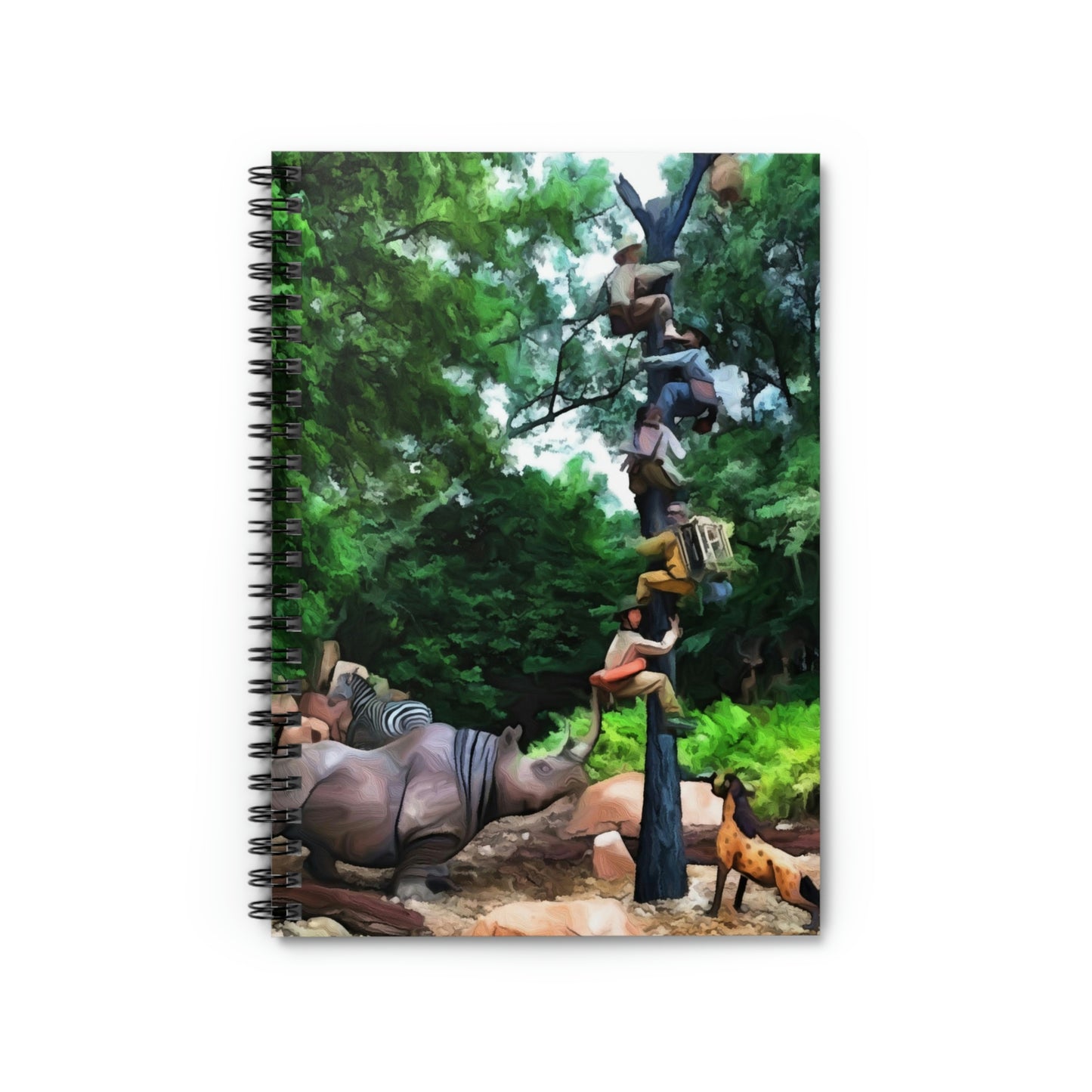 Spiral Notebook - Disneyland Jungle Cruise Boat Ride