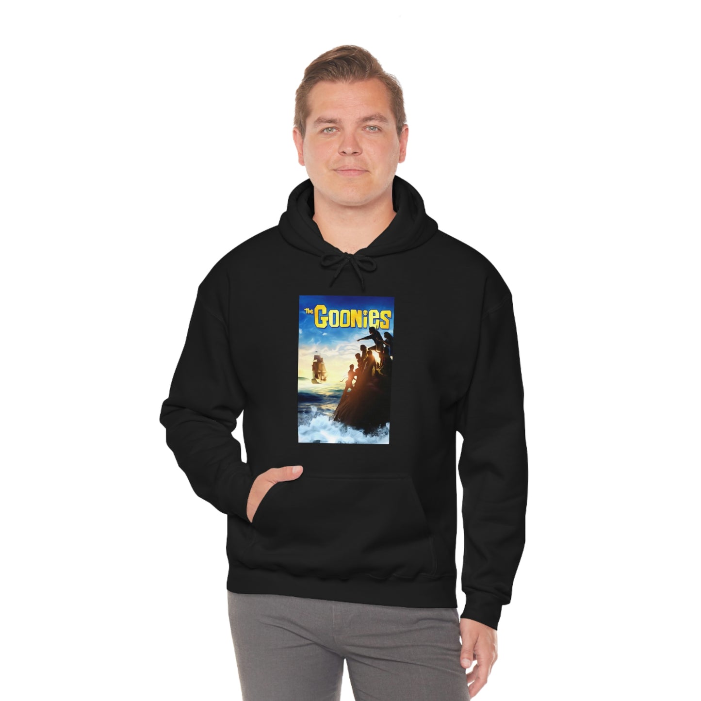 Unisex Heavy Blend™ Hooded Sweatshirt The Goonies Movie Poster
