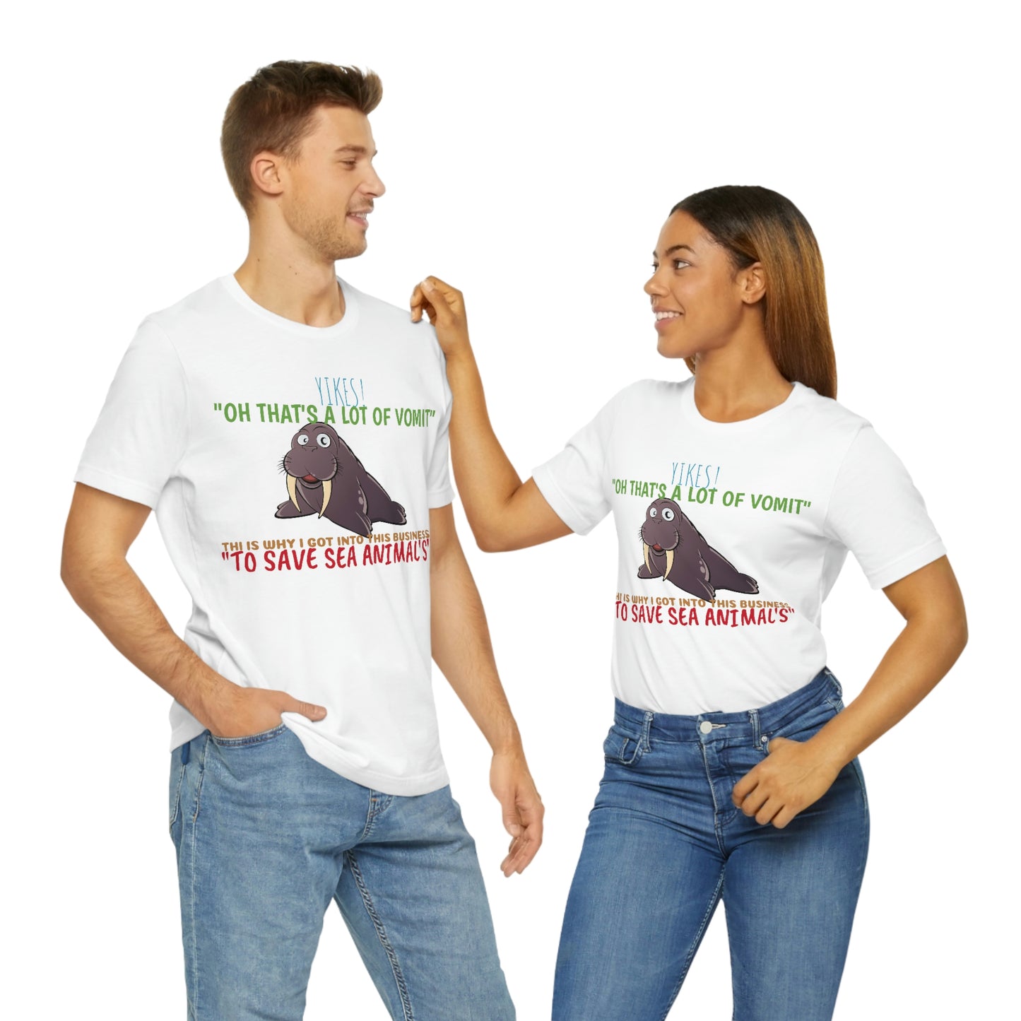 Unisex Jersey Short Sleeve Tee sea animal’s