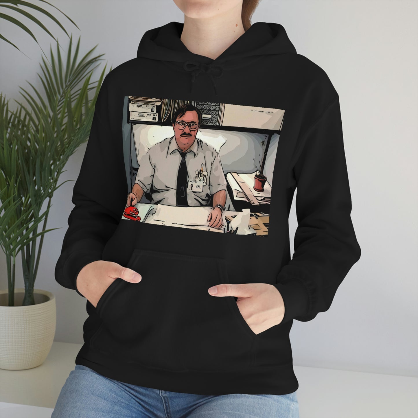 Unisex Heavy Blend™ Hooded Sweatshirt Office space ~ Milton
