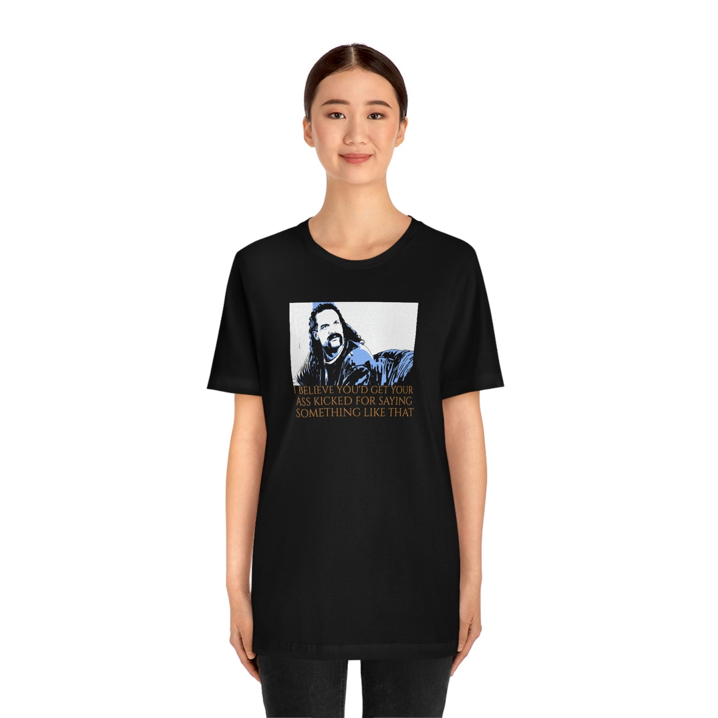 Unisex Jersey Short Sleeve Tee Office Space ~ I believe you'd get your ass kicked for that
